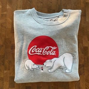 ONLY & SONS MEN'S COCA COLA CREW NECK CHRISTMAS SWEATER (NEVER WORN)
